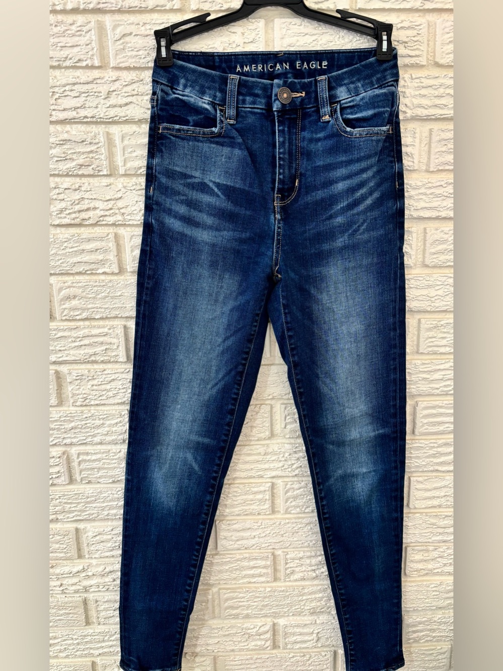 American Eagle Outfitters Curvy High Rise Slim Jegging Jeans Dark Wash Size 0